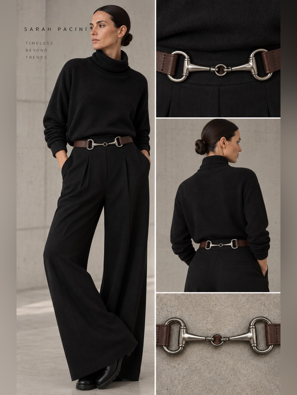 SARAH PACINI 🏛️ EQUESTRIAN LEATHER BELT